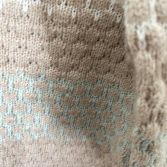 J.Crew Sweater Womens Size XS Tan Blue Long Sleeve - Picture 3 of 6